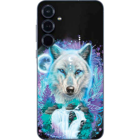 Night Wolf by Sheena Pike Galaxy A36 5G Skin